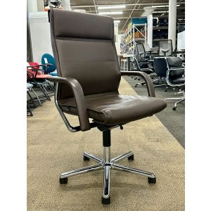 Wilkhahn FS-LINE Swivel Management Chair (Terra/Chrome)