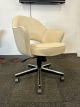 Knoll Saarinen Executive Chair (White Leather/Chrome)